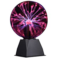 Bola de plasma mágica- flashes Plasma Ball de 6 pulgadas- sensible al tacto lámpara de bola mágica para decoración…